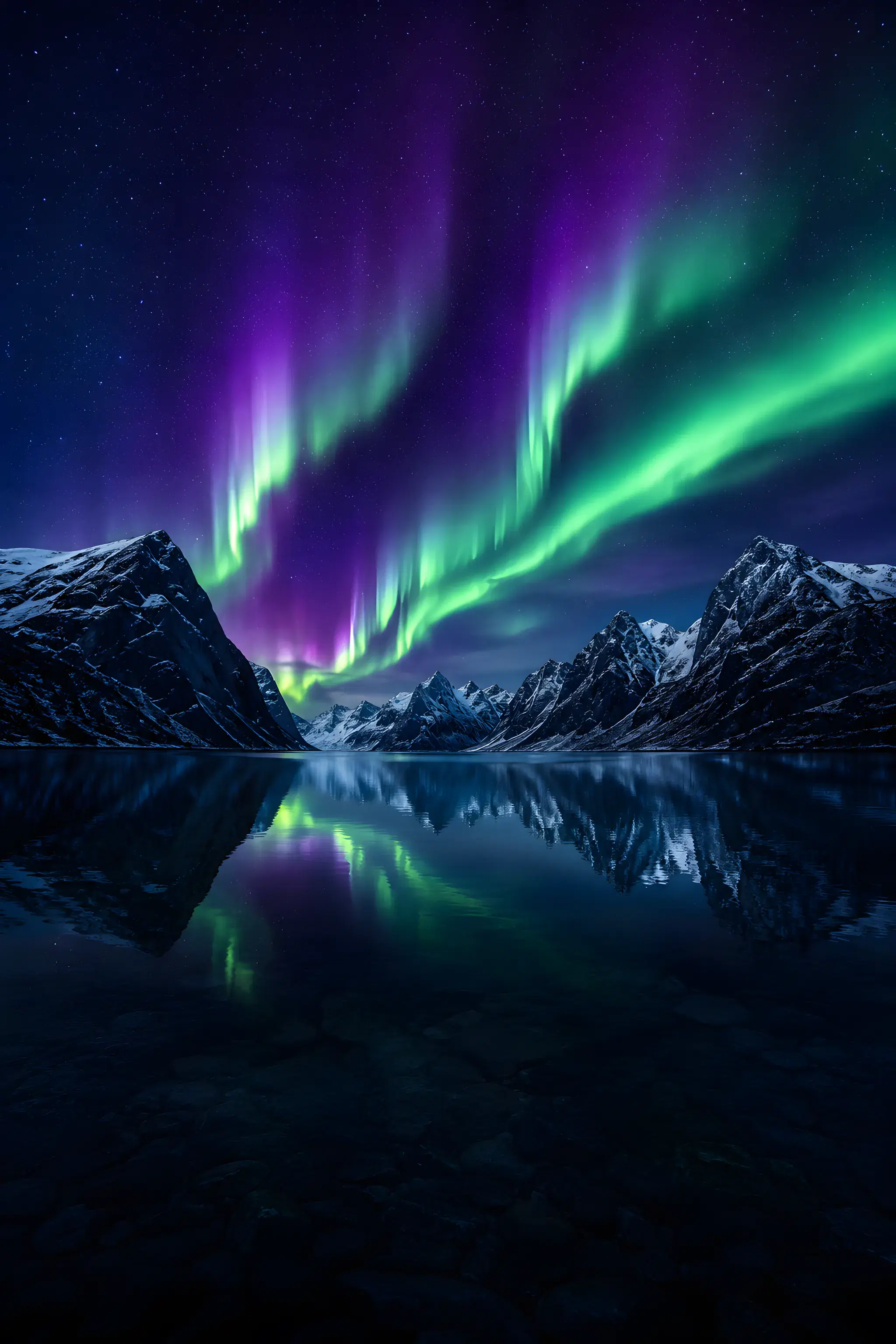 Aurora Fjord save-the-date design