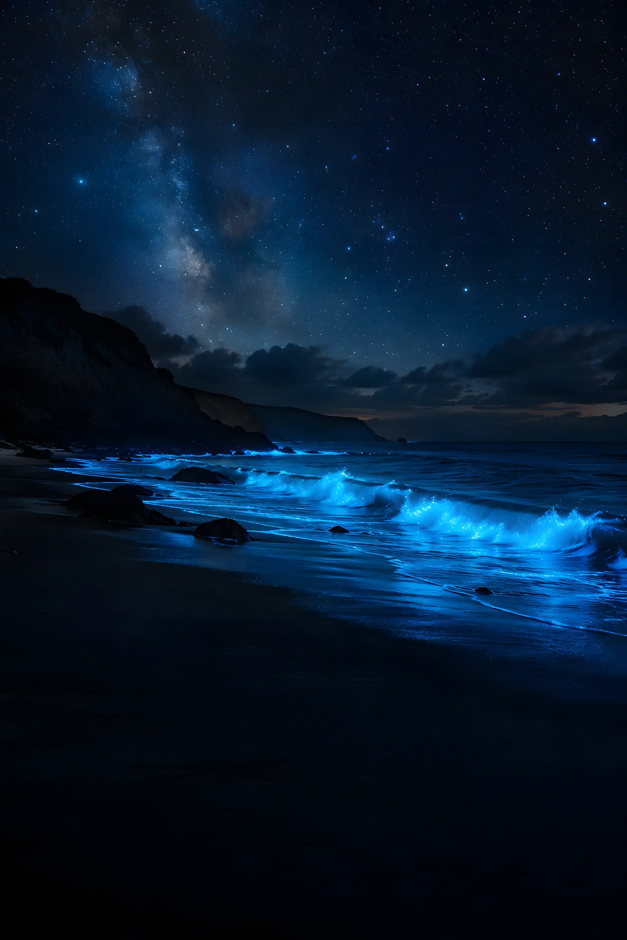 Bioluminescent save-the-date design