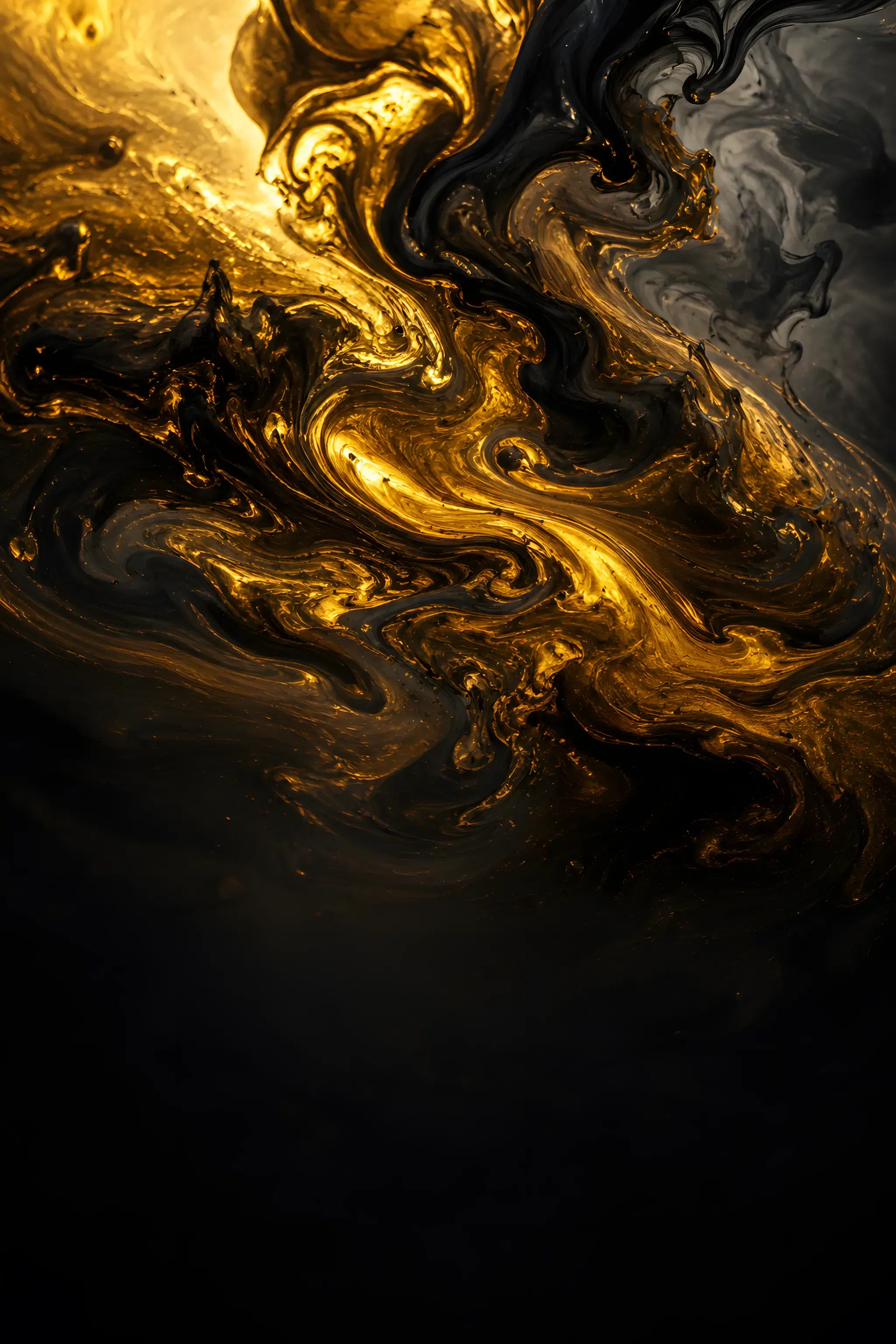 Liquid Gold save-the-date design